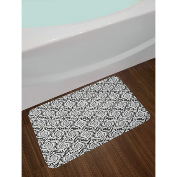 East Urban Home Abstract Bath Rug Wayfair